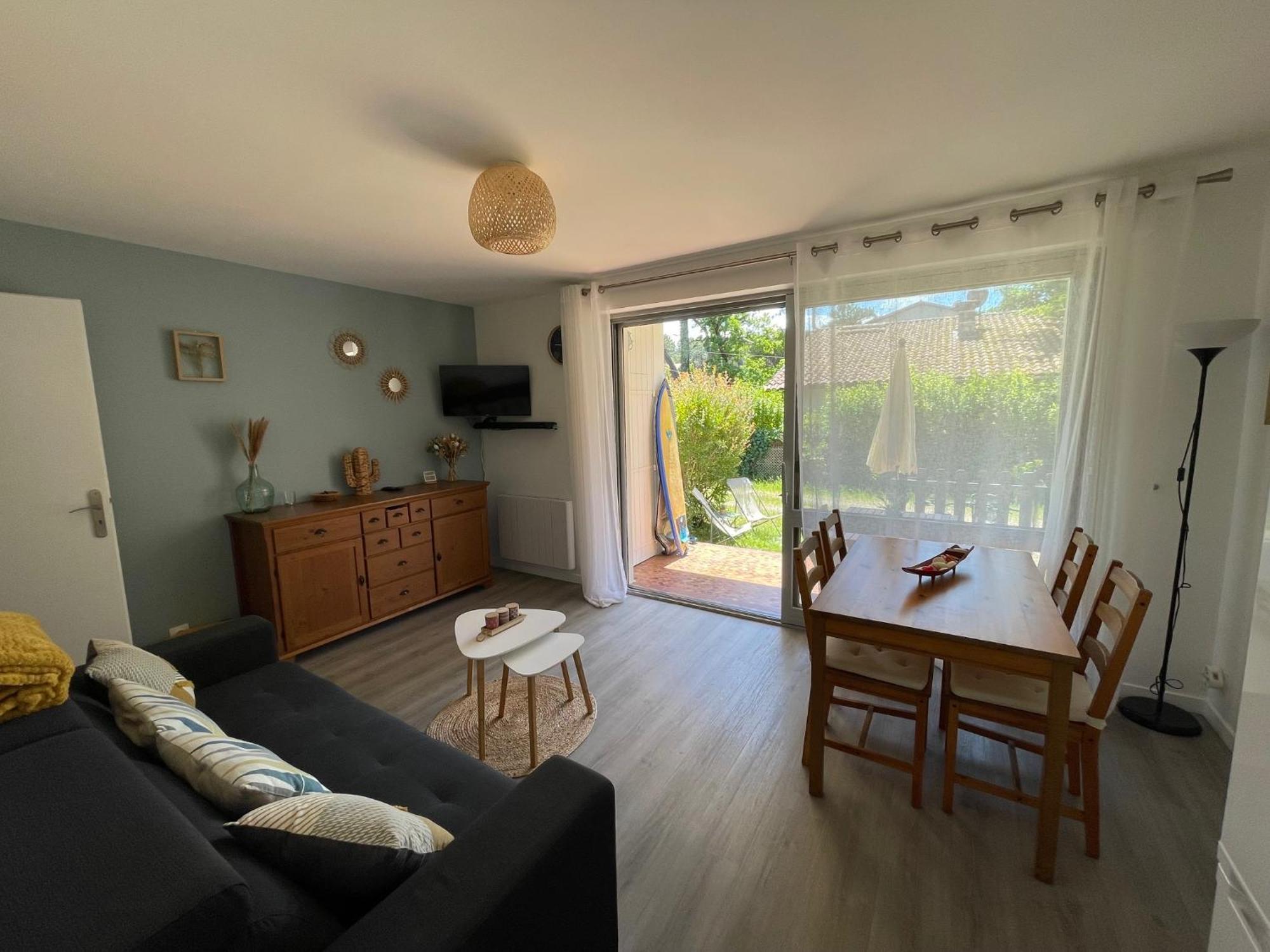 Appartement Avec Chambre, Terrasse Et Jardinet Proche Plage, Foret Pins, Piste Cyclable, Lac Mimizan-Plage Eksteriør billede