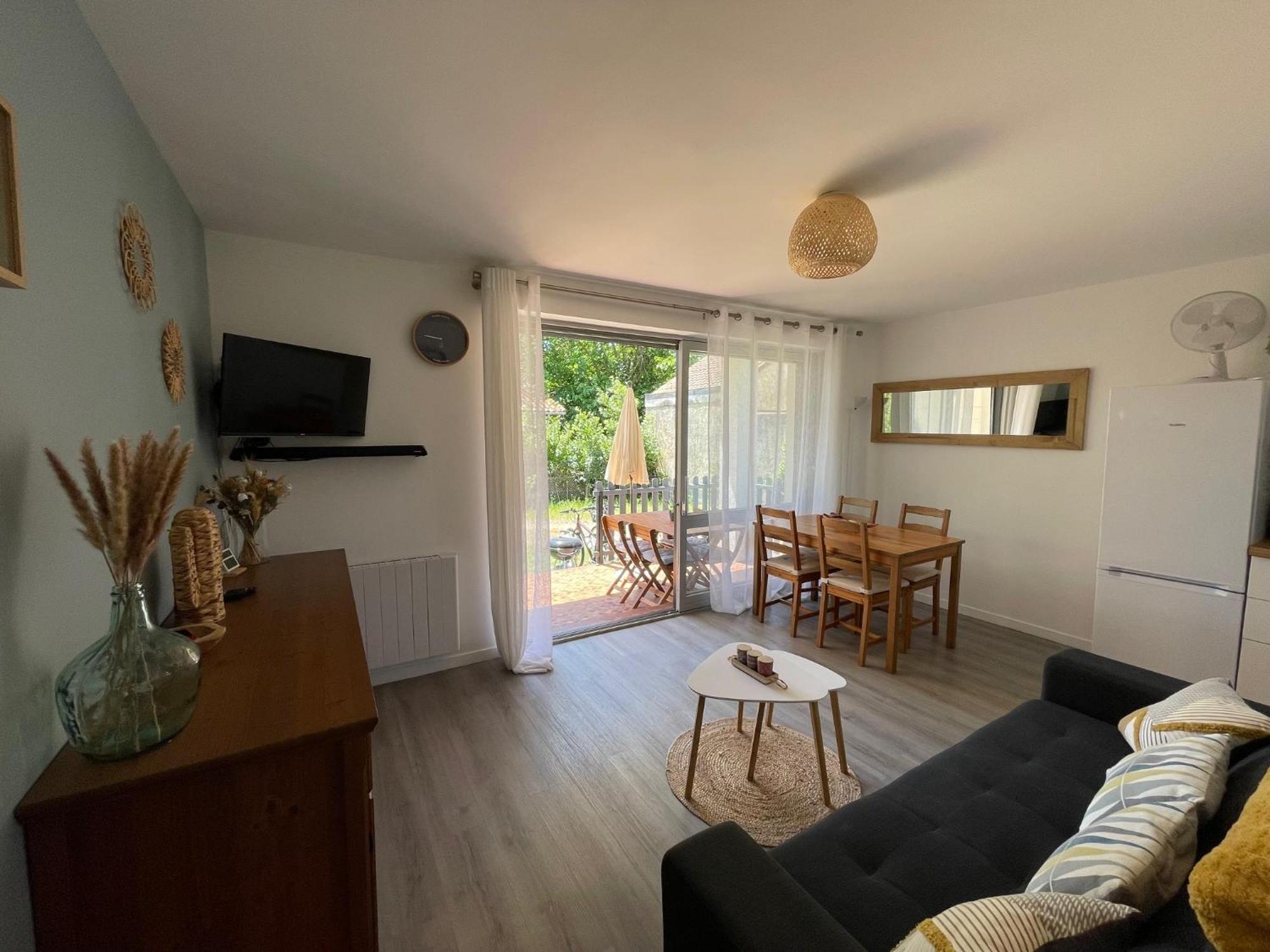 Appartement Avec Chambre, Terrasse Et Jardinet Proche Plage, Foret Pins, Piste Cyclable, Lac Mimizan-Plage Eksteriør billede